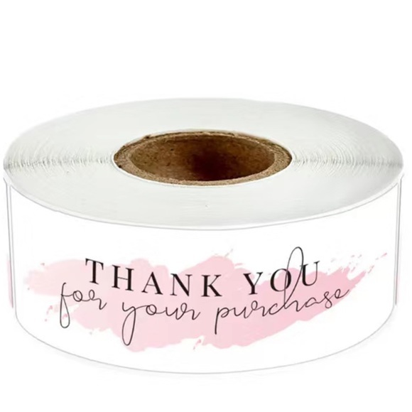 Other - 1 Roll, 120pcs, Rectangular Thank You For Your Order Sticker,